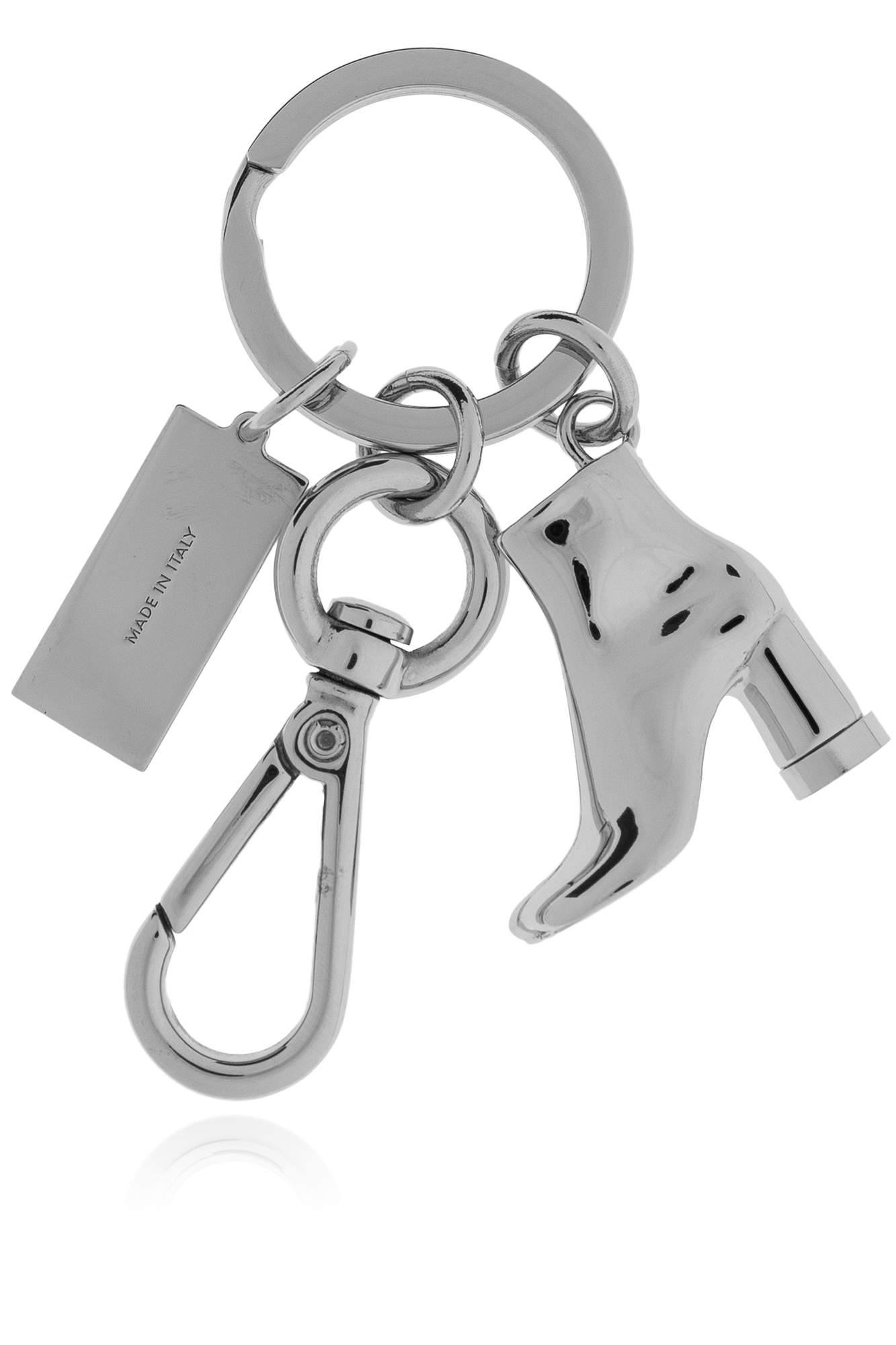 Silver Keyring with charms MM6 Maison Margiela - Vitkac GB